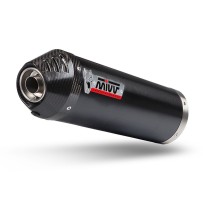 SILENCIADOR MIVV OVALADO ACERO INOXIDABLE NEGRO - CARBONO CF MOTO 700 MT 2024