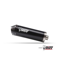 SILENCIADOR MIVV OVAL NEGRO-ACERO INOXIDABLE VOGE VALICO 525 DSX 2024