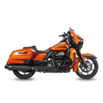 PAR DE SILENCIADORES LATERALES RED THUNDER NEGRO HARLEY DAVIDSON TOURING M8 2021-2024 E5
