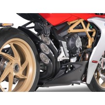 SILENCIADOR DE ESCAPE DARK QD EXHAUST POWERGUN MV AGUSTA SUPERVELOCE 800 2020-2024