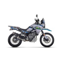 SILENCIADOR INDY RACE EVO ALUMINIO DARK-INOX ARROW CF MOTO 450 MT 2024