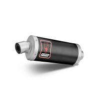SILENCIADOR DAKAR MIVV NEGRO ACERO INOXIDABLE MOTO MORINI X-CAPE 2021-2024