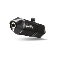 TERMINALE DELTA RACE INOX NERO MIVV  VESPA GTS 300 2021-2024