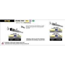 SILENCIADOR ARROW TITANIO PRO-RACE KTM DUKE 990 2024