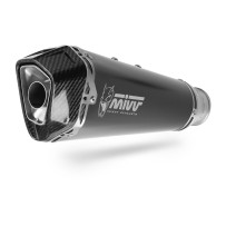 SILENCIADOR MIVV SPORT DELTA RACE ACERO INOXIDABLE NEGRO APRILIA TUONO 125 2017-2020