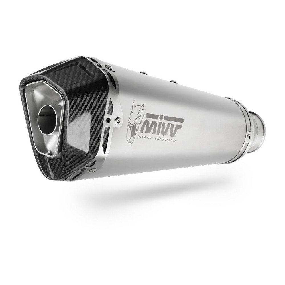 SILENCIADOR MIVV SPORT DELTA RACE ACERO-CARBONO APRILIA TUONO 125 2017-2020