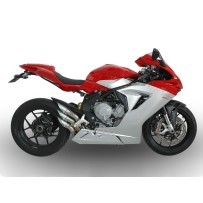 SILENCIADOR DE ESCAPE QD EXHAUST POWERGUN MV AGUSTA F3 675 / 800 2011-2024