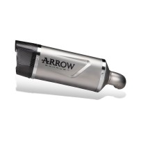 SILENCIADOR ARROW INDY RACE EVO TITANIO CARBONO  KAWASAKI Z 500 2024
