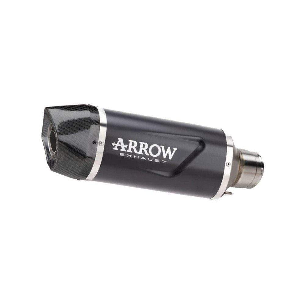 SILENCIADOR INDY RACE EVO ALUMINIO CARBONO OSCURO ARROW KAWASAKI Z 500 2024