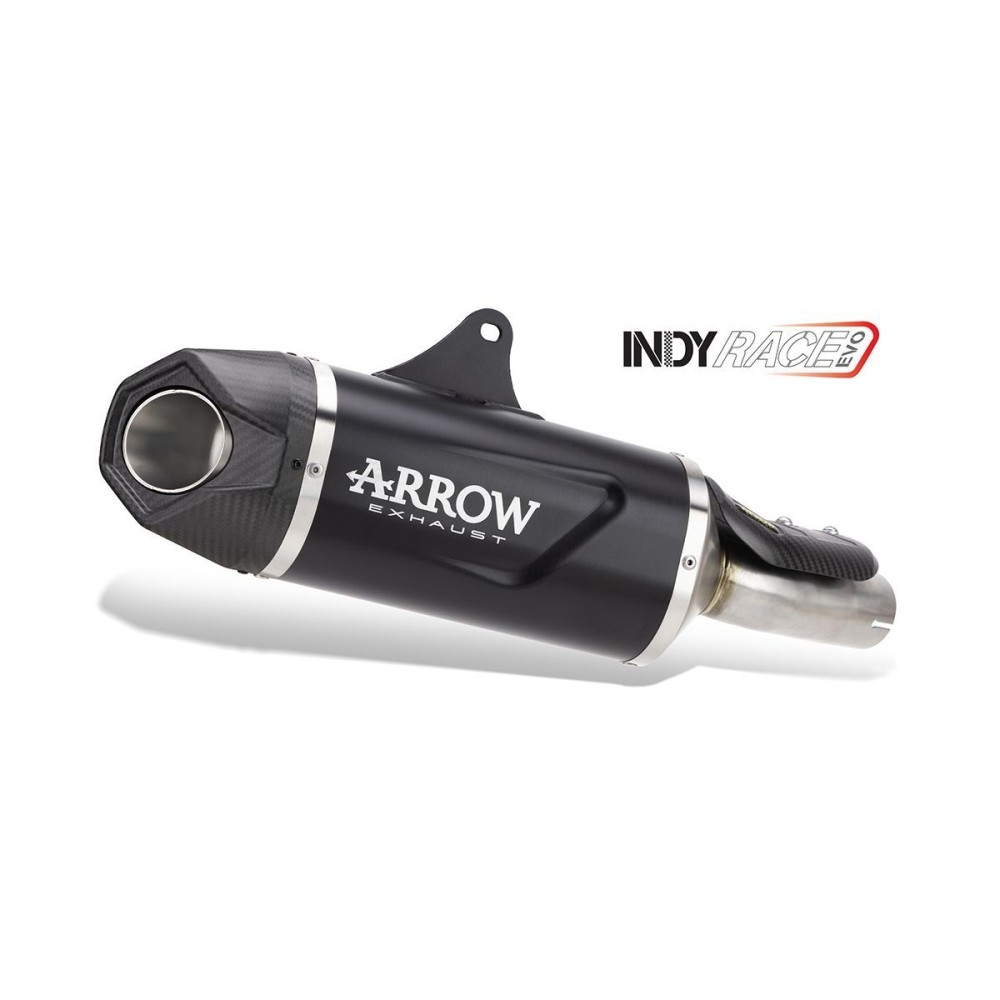 INDY RACE EVO TERMINAL DE FLECHA OSCURA DE ALUMINIO DE ALUMINIO HONDA CB 750 HORNET 2023-2025