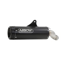 KIT SILENCIADOR REBEL ARROW CON TAPÓN DE ALUMINIO OSCURO HONDA CMX 1100 REBEL 2021-2024