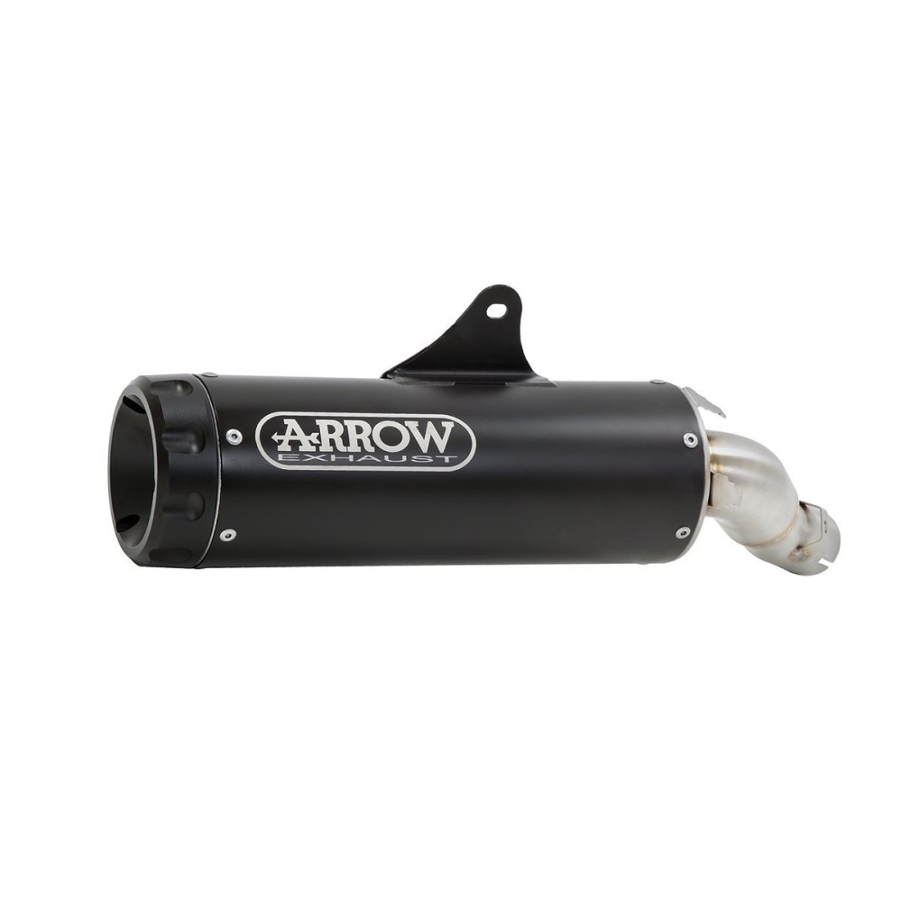 KIT SILENCIADOR REBEL ARROW CON TAPÓN DE ALUMINIO OSCURO HONDA CMX 1100 REBEL 2021-2024