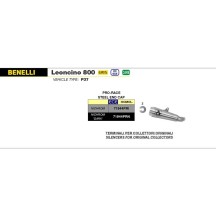 SILENCIADOR FLECHA PRO-RACE NICHROM BENELLI LEONCINO 800 2022-2024