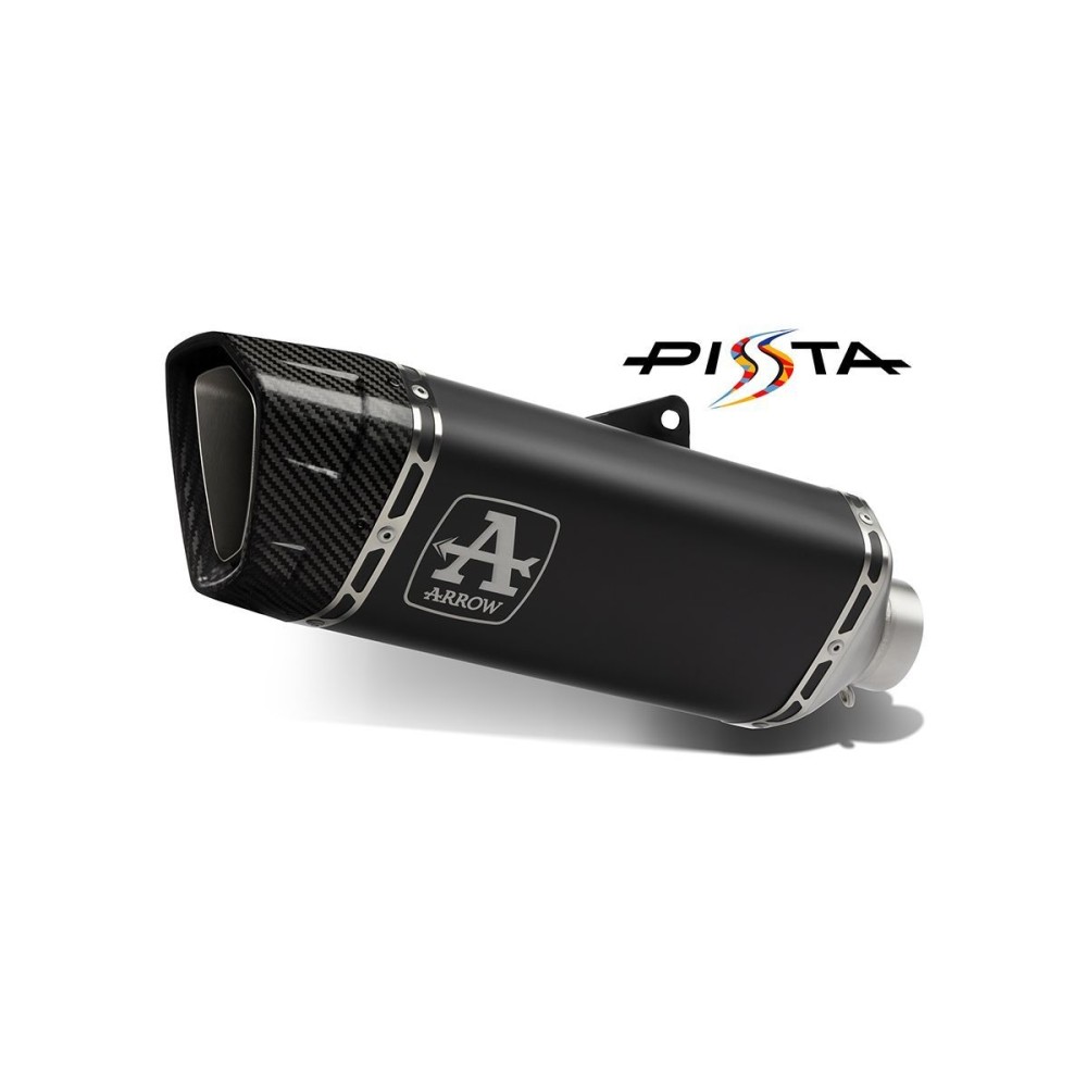"TRACK" SILENCER ARROW TITANIUM BLACK -INO EU5 APRILIA TUONO V4 1100 2021-2025