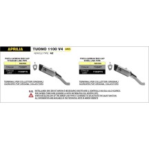 "TRACK" SILENCER ARROW TITANIUM BLACK -INO EU5 APRILIA TUONO V4 1100 2021-2025