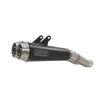 SILENCIADORES ARROW PRO RACE ACERO NICHROM NEGRO DUCATI HYPERMOTARD 950 / SP 2022-2024
