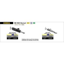 SILENCIADOR PRO RACE NICHROM ARROW HONDA CB 500 HORNET 2024