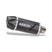 SILENCIADOR INDY RACE EVO ALUMINIO DARK CARBY ARROW HONDA NX 500 2024