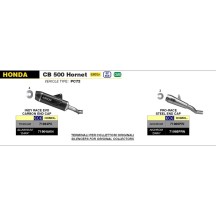 SILENCIADOR INDY RACE EVO ALUMINIO DARK CARBY ARROW HONDA CB 500 HORNET 2024