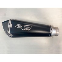 SILENCIADOR MIVV SPORT DELTA RACE ACERO INOXIDABLE NEGRO KYMCO AK550 2017-2019