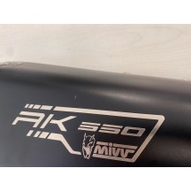 SILENCIADOR MIVV SPORT DELTA RACE ACERO INOXIDABLE NEGRO KYMCO AK550 2017-2019