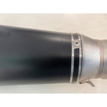 SILENCIADOR MIVV SPORT DELTA RACE ACERO INOXIDABLE NEGRO KYMCO AK550 2017-2019