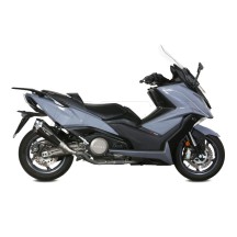 SILENCIADOR MIVV SPORT DELTA RACE ACERO INOXIDABLE NEGRO KYMCO AK550 2017-2019