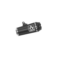 SILENCIADOR WORKS ARROW ACERO NEGRO CARBONO YAMAHA TRACER 7 2021-2024