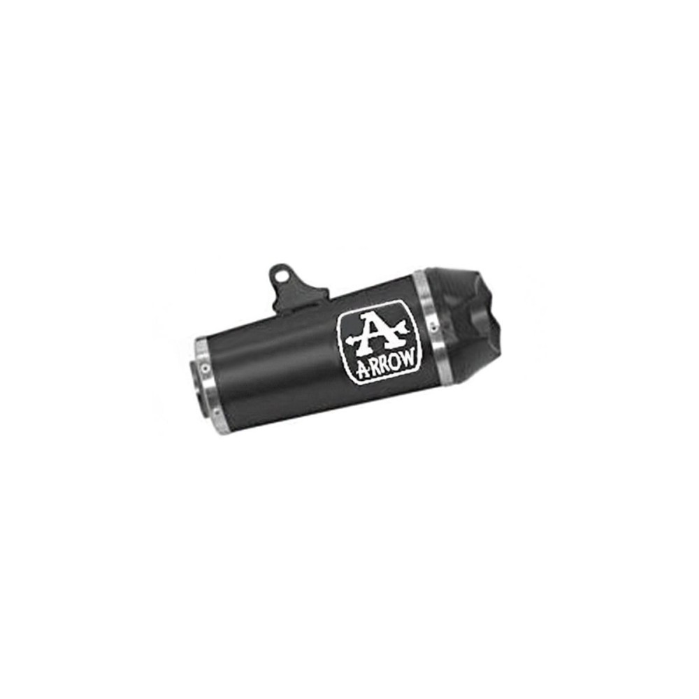 SILENCIADOR WORKS ARROW ACERO NEGRO CARBONO YAMAHA TRACER 7 2021-2024