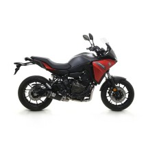 SILENCIADOR WORKS ARROW ACERO NEGRO CARBONO YAMAHA TRACER 7 2021-2024