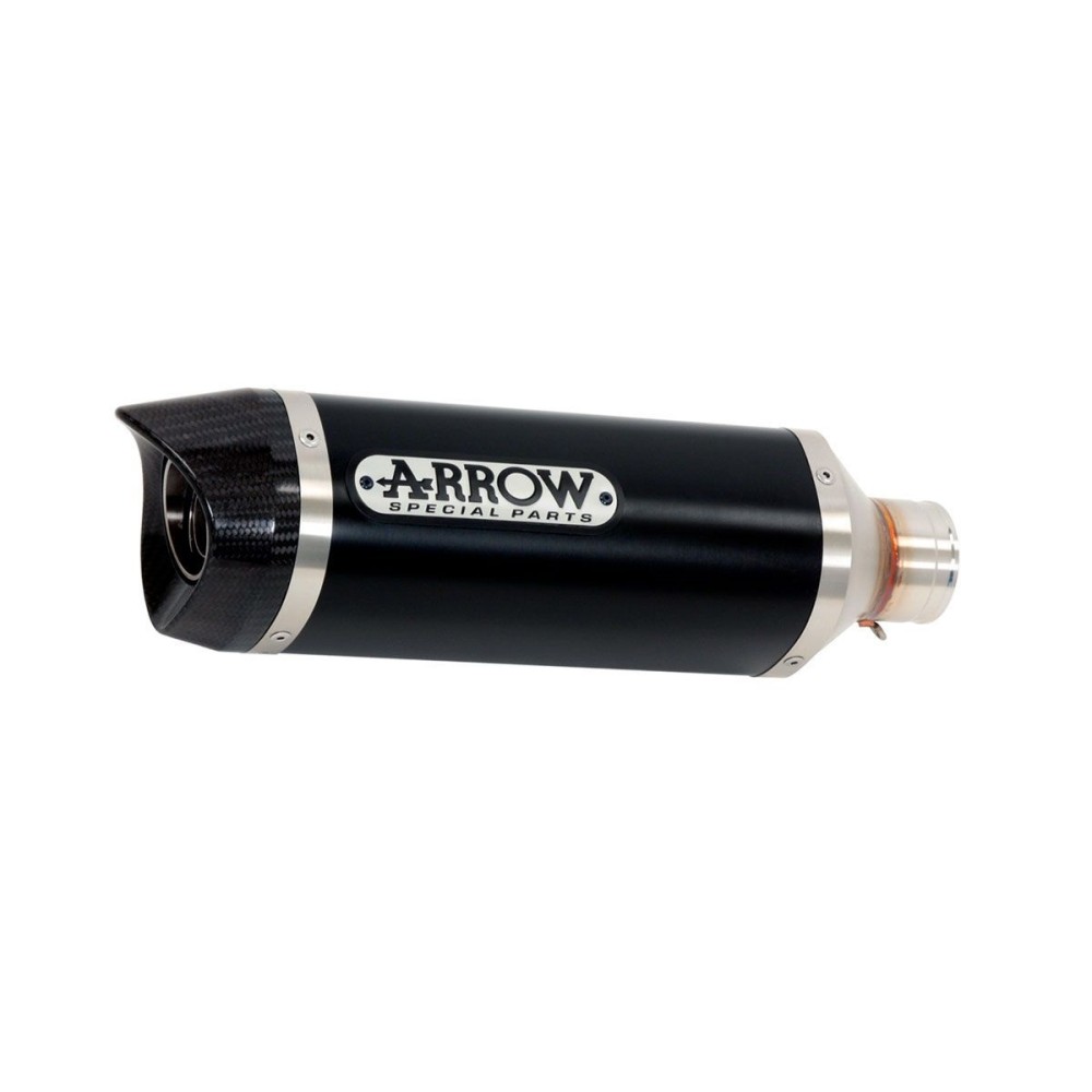 SILENCIADOR DE ALUMINIO DE FLECHA OSCURA-CARBY YAMAHA TRACER 7 2021-2024