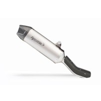 SILENCIADOR DE ESCAPE SP-1 CARBONO CORTO TITANIO HP CORSE HONDA TRANSALP XL 750 2023-2024