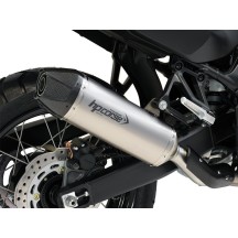 SILENCIADOR DE ESCAPE SP-1 CARBONO CORTO TITANIO HP CORSE HONDA TRANSALP XL 750 2023-2024