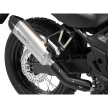 SILENCIADOR DE ESCAPE SP-1 CARBONO CORTO TITANIO HP CORSE HONDA TRANSALP XL 750 2023-2024