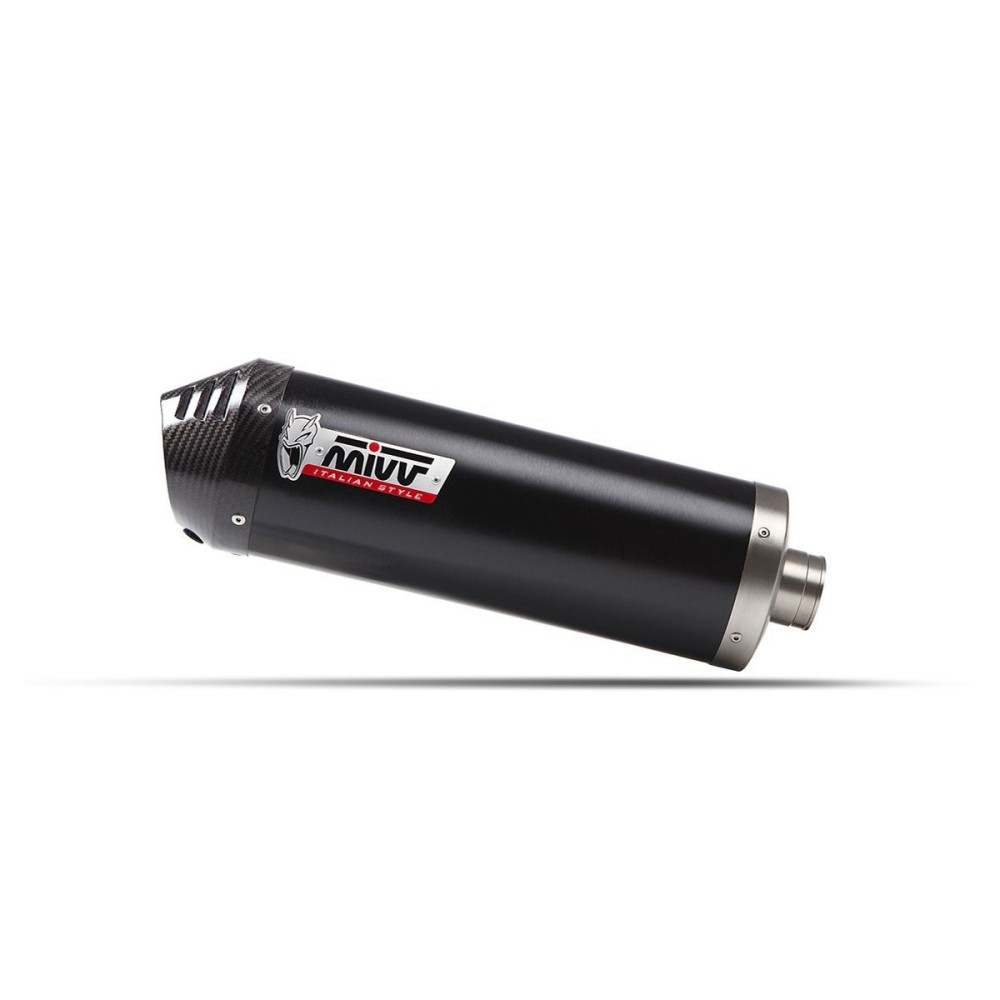 SILENCIADOR MIVV OVAL NEGRO-ACERO INOXIDABLE BENELLI TRK 702 / X 2023-2024