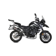 SILENCIADOR MIVV OVAL NEGRO-ACERO INOXIDABLE BENELLI TRK 702 / X 2023-2024