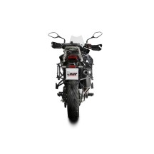 SILENCIADOR MIVV OVAL NEGRO-ACERO INOXIDABLE BENELLI TRK 702 / X 2023-2024