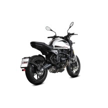 SILENCIADOR MIVV STR-1 ACERO INOXIDABLE NEGRO MOTO MORINI 649 SEIEMMEZZO STR 2022-2024