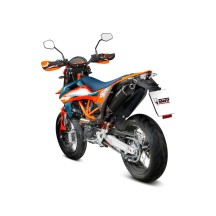 SILENCIADOR MIVV STR-1 ACERO INOXIDABLE NEGRO KTM 690 ENDURO R 2021-2024