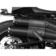 PAR DE TERMINALES HR-1 ACERO INOXIDABLE NEGRO MIVV HARLEY DAVIDSON SPORTSTER 1250 S 21-24