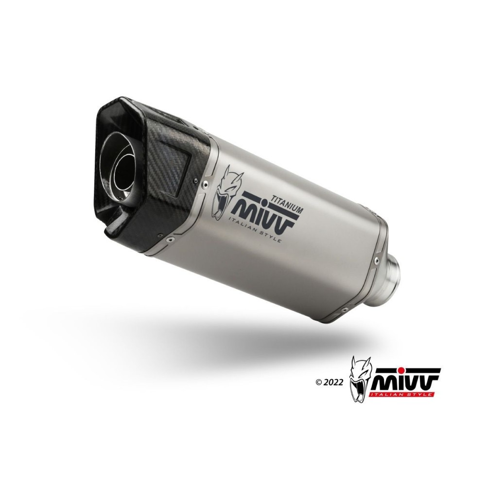 SILENCIADOR SR-1 TITANIO MIVV BMW R 1300 GS 2024 SILENCIADOR SR-1 TITANIO MIVV BMW R 1300 GS 2024