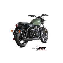 TERMINAL HR-1 ACERO INOXIDABLE NEGRO MIVV ROYAL ENFIELD METEOR 350 2021-2024