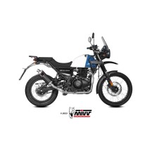 SILENCIADOR MIVV DAKAR ACERO INOXIDABLE NEGRO ROYAL ENFIELD HIMALAYAN 2021-2023