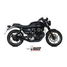 PAR DE TERMINALES HR-1 ACERO INOXIDABLE NEGRO MIVV MOTO GUZZI V7 STONE 2021-2024