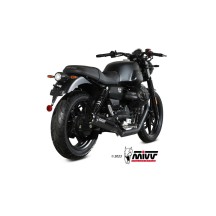 PAR DE TERMINALES HR-1 ACERO INOXIDABLE NEGRO MIVV MOTO GUZZI V7 STONE 2021-2024