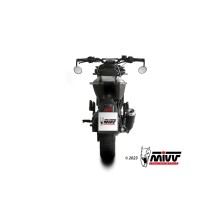 SILENCIADOR MIVV X-M1 ACERO INOXIDABLE NEGRO HUSQVARNA SVARTPILEN 125 2021-2023