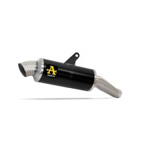 SILENCIADOR INDY RACE EVO ARROW ALUMINIO NEGRO APRILIA TUAREG 660 2022-2023
