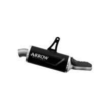 INDY RACE SILENT EVO ALUMINUM DARK INOX ARROW HONDA XL 750 TRANSALP 2023-2025