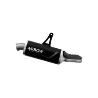 INDY RACE SILENT EVO ALUMINUM DARK INOX ARROW HONDA XL 750 TRANSALP 2023-2025
