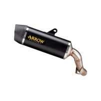 SILENCIADOR RACE TECH ARROW ALUMINIO NEGRO CARBONO KAWASAKI VERSYS 1000 2021-2023